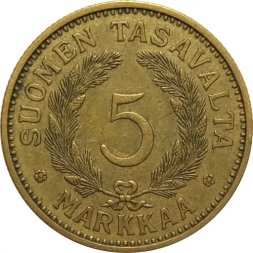 Финляндия 5 марок 1935 год