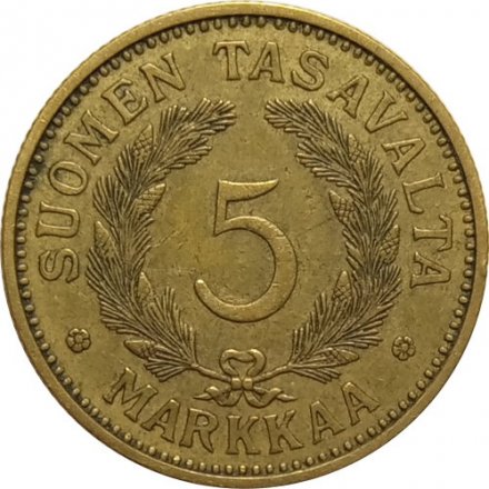 Финляндия 5 марок 1935 год