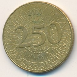 Ливан 250 ливров 2006 год