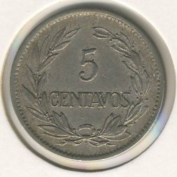 Эквадор 5 сентаво 1919 год