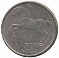 Норвегия 1 крона 1963 год - Улаф V