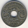 Франция 25 сантимов 1923 год