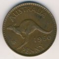 Австралия 1 пенни 1950 год
