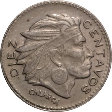 Колумбия 10 сентаво 1962 год