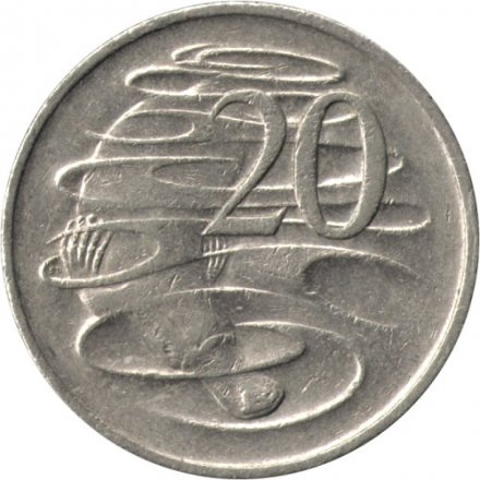 Австралия 20 центов 1981 год - Утконос