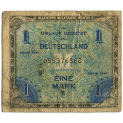 Германия 1 марка 1944 год - Оккупация - VG