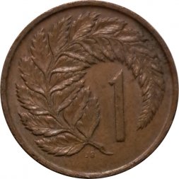 Новая Зеландия 1 цент 1976 год