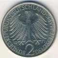 ФРГ 2 марки 1971 год - Макс Планк