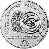 США 50 центов 2021 год - Национальный музей правоохранительных органов