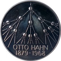ФРГ 5 марок 1979 год - 100 лет со дня рождения Отто Гана