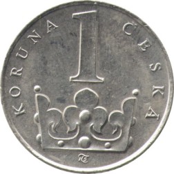 Чехия 1 крона 1994 год