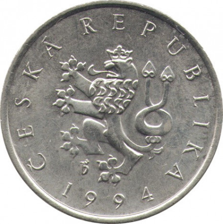 Чехия 1 крона 1994 год