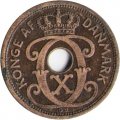Дания 1 эре 1926 год - Король Кристиан X