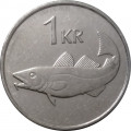 Исландия 1 крона 1991 год - Треска
