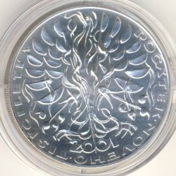 Чехия 200 крон 2000 год