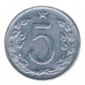 Чехословакия 5 гелеров 1967 год