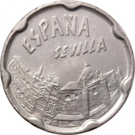 Испания 50 песет 1990 год - Экспо 1992. Город Севилья