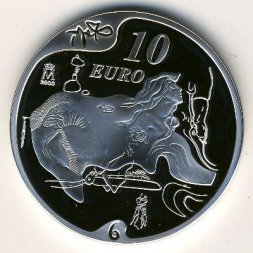 Испания 10 евро 2004 год