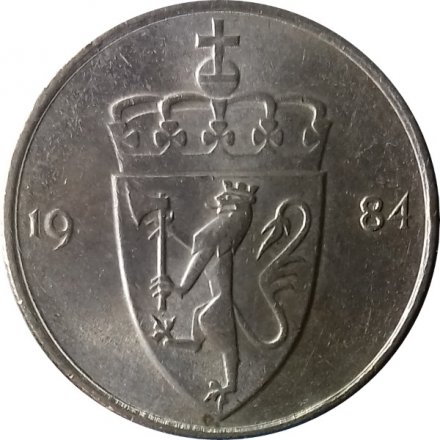 Норвегия 50 эре 1984 год