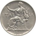 Италия 1 лира 1922 год - Король Виктор Эммануил III