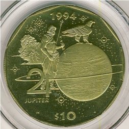 Маршалловы острова 10 долларов 1994 год