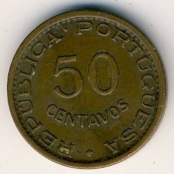 Тимор 50 сентаво 1970 год