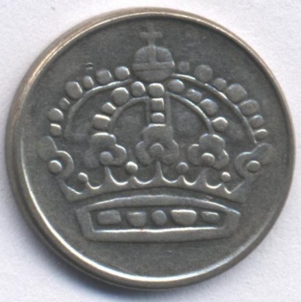 Швеция 25 эре 1955 год - Король Густав VI Адольф
