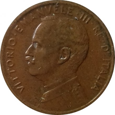 Италия 1 чентезимо 1909 год