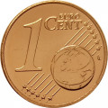 Латвия 1 евроцент 2014 год UNC
