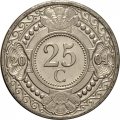 Антильские острова 25 центов 2004 год - Цветок апельсинового дерева