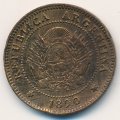 Аргентина 1 сентаво 1890 год