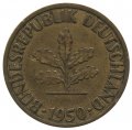 ФРГ 5 пфеннигов 1950 год (J)