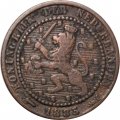 Нидерланды 1 цент 1883 год