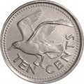 Барбадос 10 центов 2008 год