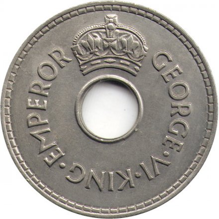 Фиджи 1 пенни 1941 год