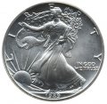 США 1 доллар 1989 год - Шагающая свобода (без отметки МД)