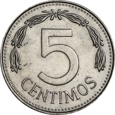 Венесуэла 5 сентимо 1983 год
