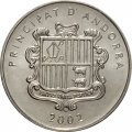 Андорра 1 сантим 2002 год - Карл I Великий