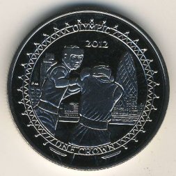Остров Мэн 1 крона 2009 год