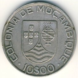 Мозамбик 10 эскудо 1936 год