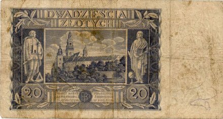 Польша 20 злотых 1936 год