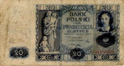 Польша 20 злотых 1936 год