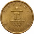Канада 1 доллар 2010 год - XI зимние Олимпийские Игры, Ванкувер 2010