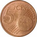 Германия 5 евроцентов 2011 год (J)