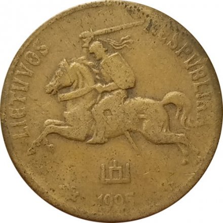 Литва 20 центов 1925 год - VF