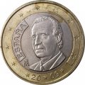 Испания 1 евро 2009 год - Хуан Карлос I