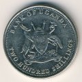 Уганда 200 шиллингов 2007 год