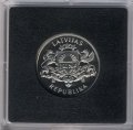 Латвия 2 лата 1993 год - 75 лет независимости (в коробке)