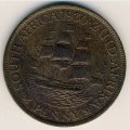 ЮАР 1 пенни 1930 год