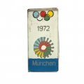 Значок Мюнхен 1972. Олимпийские игры (стекло)